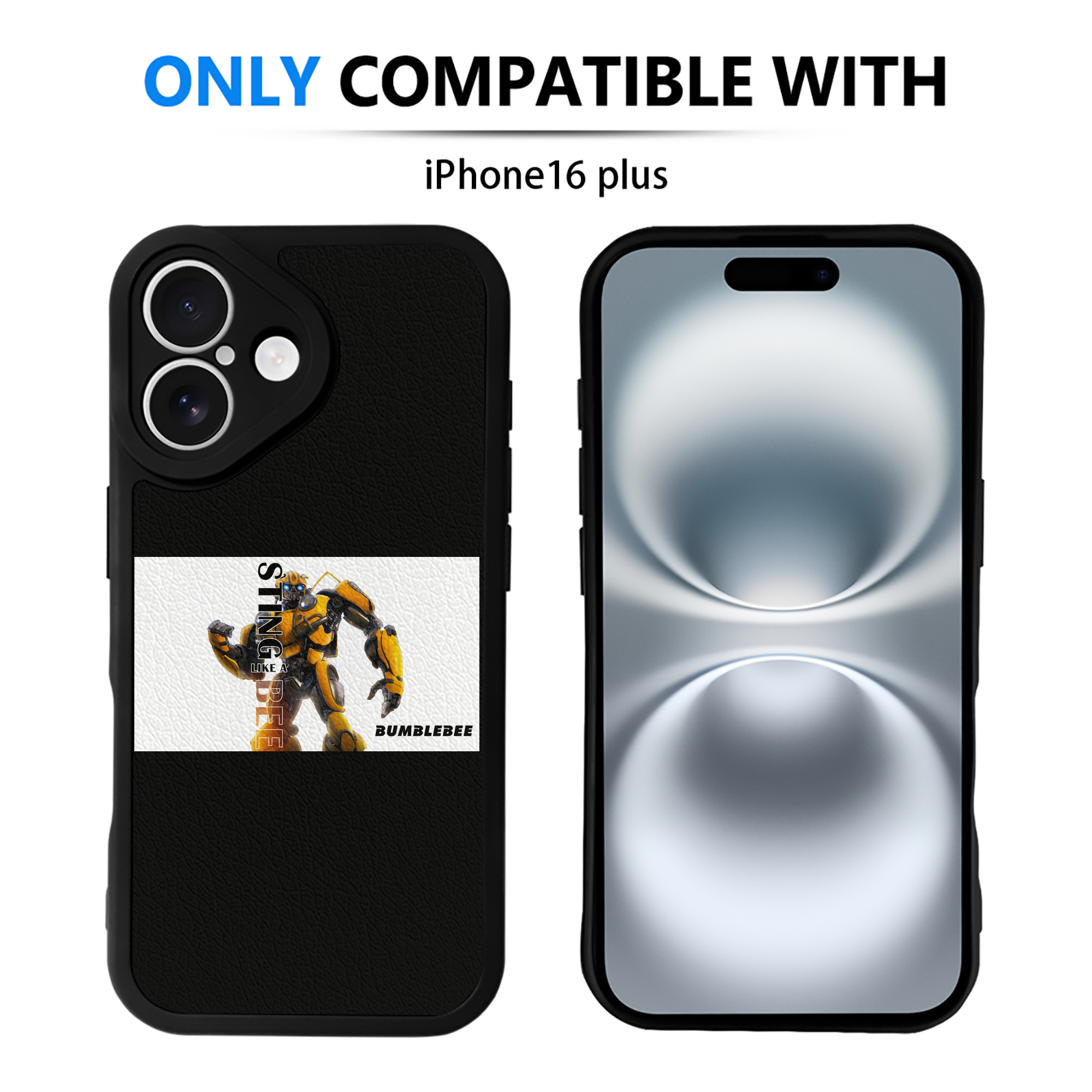 （画像用）  【iPhone 16シリーズ対応】シリコンスマホケース（レザー調） 材質：シリコン